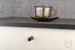 Fogantyú gomb Ruza fekete matt
