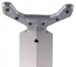 StrongLegs asztal láb TA001, 710R/60x60mm, nemesacél imitáció