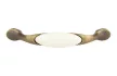 Fogantyú Gipa 96 antik réz/fehér porcelán