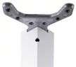 StrongLegs asztal láb TA001, 710R/80x80mm, fehér fényes