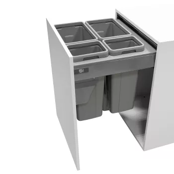 Strong szelektív hulladékgyűjtő 72L, 2x27L+2x9L