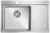 StrongSinks S3 Mosogató Nida 787, 787x 520 mm rozsdamentes acél, jobbos csepegt.