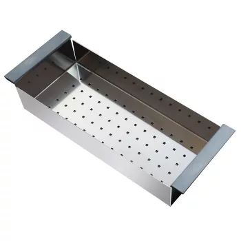   StrongSinks S3 kiegészítő, nemesacél/műanyag csepegtető tálca