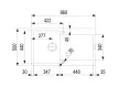 StrongSinks S3 Gránit mosogató ZALA 860,860 x 500mm,csepegtetővel, szürke