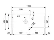 StrongSinks S3 Gránit mosogató ZALA 1000,1000 x 500mm,csepegtetővel,szürke