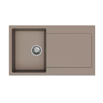   StrongSinks S3 Gránit mosogató ZALA 860,860 x 500mm,csepegtetővel, barna