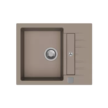   StrongSinks S3 Gránit mosogató Vardar 615, 615x500 mm,csepegtető, barna