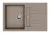 StrongSinks S3 Gránit mosogató Vardar 780,780x500mm,csepegt., ,barna