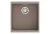 StrongSinks S3 Gránit mosogató Hron 430,430x460mm,csepegtető nélkül,barna
