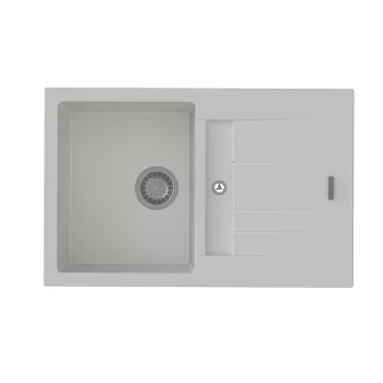   StrongSinks S3 Gránit mosogató Vardar 780, 780x500 mm,csepegt, fehér