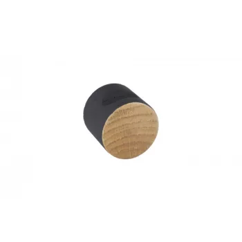 Fogantyú gomb Hole 40 mm tölgy lakk/fekete