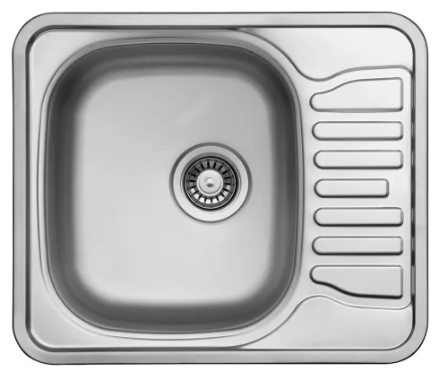 StrongSinks S1 Öko Mosogató 580 x 488mm szatén rozsdam. acél, felső szer.