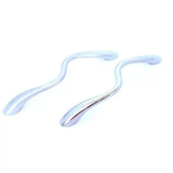 Fogantyú hullámos króm, 96mm